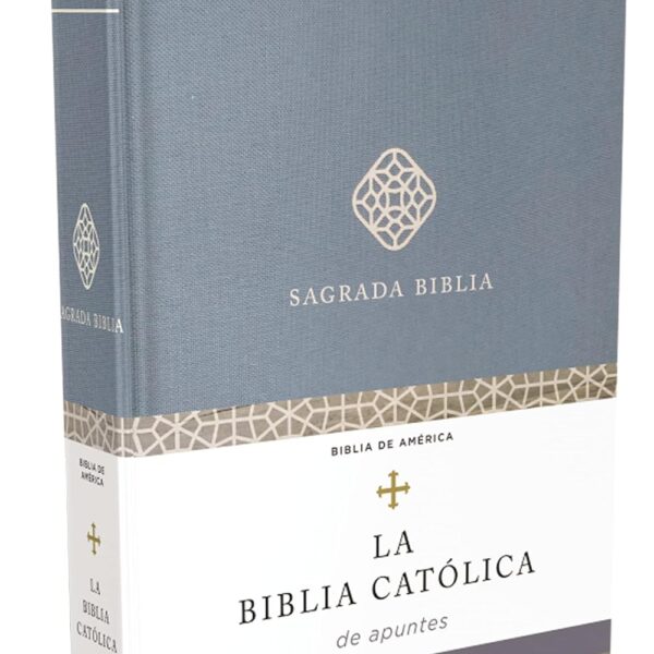 Biblia Católica de apuntes, Tapa dura/tela, Azul, Comfort Print (Spanish Edition)